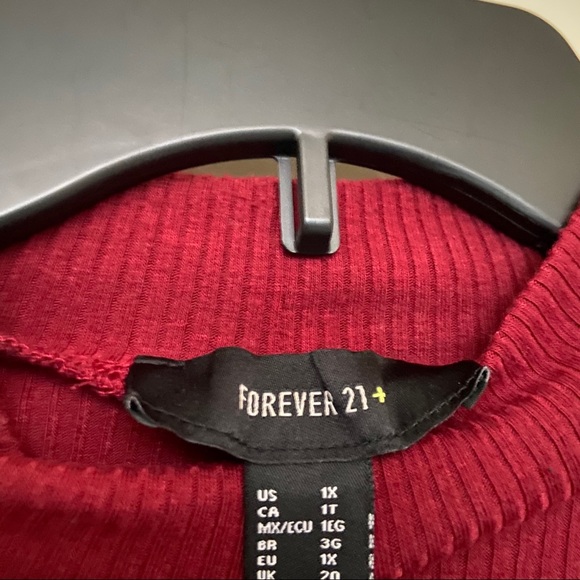 Forever 21 Ribbed Turtleneck Top - Picture 3 of 3